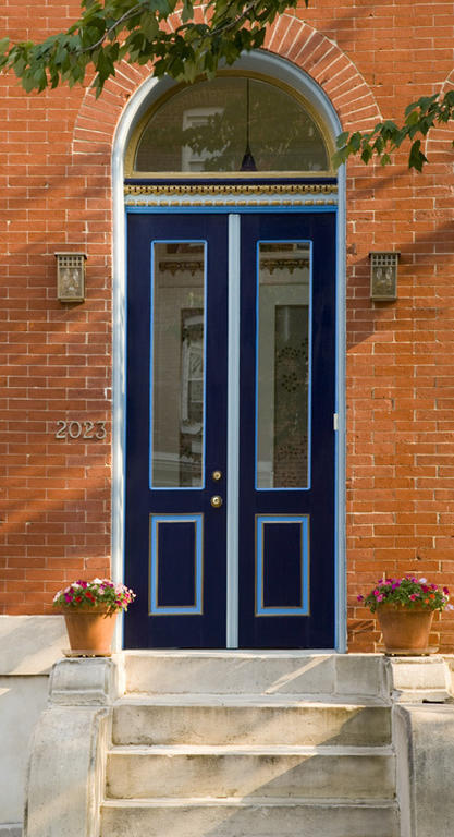 Blue Door On Baltimore Bed And Breakfast Exterior foto